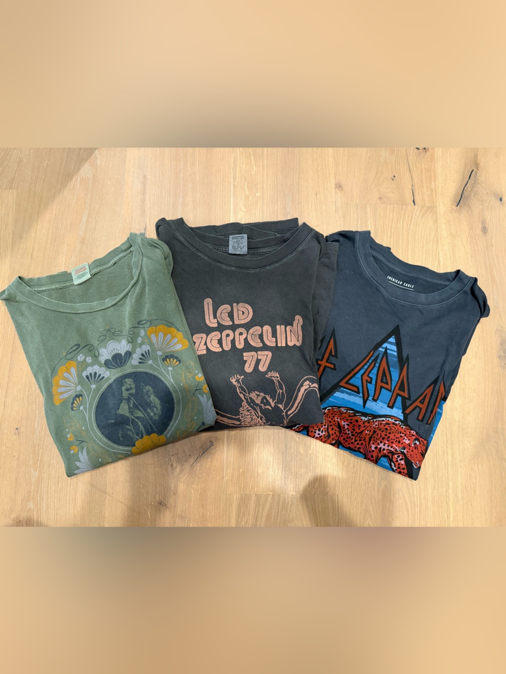 American Eagle Band Tees - Lot of 3 - size XS/S